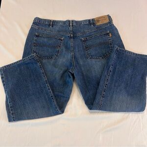 Orvis Montana Morning Mens 100% Cotton Med Wash Denim Blue Jeans 40/32